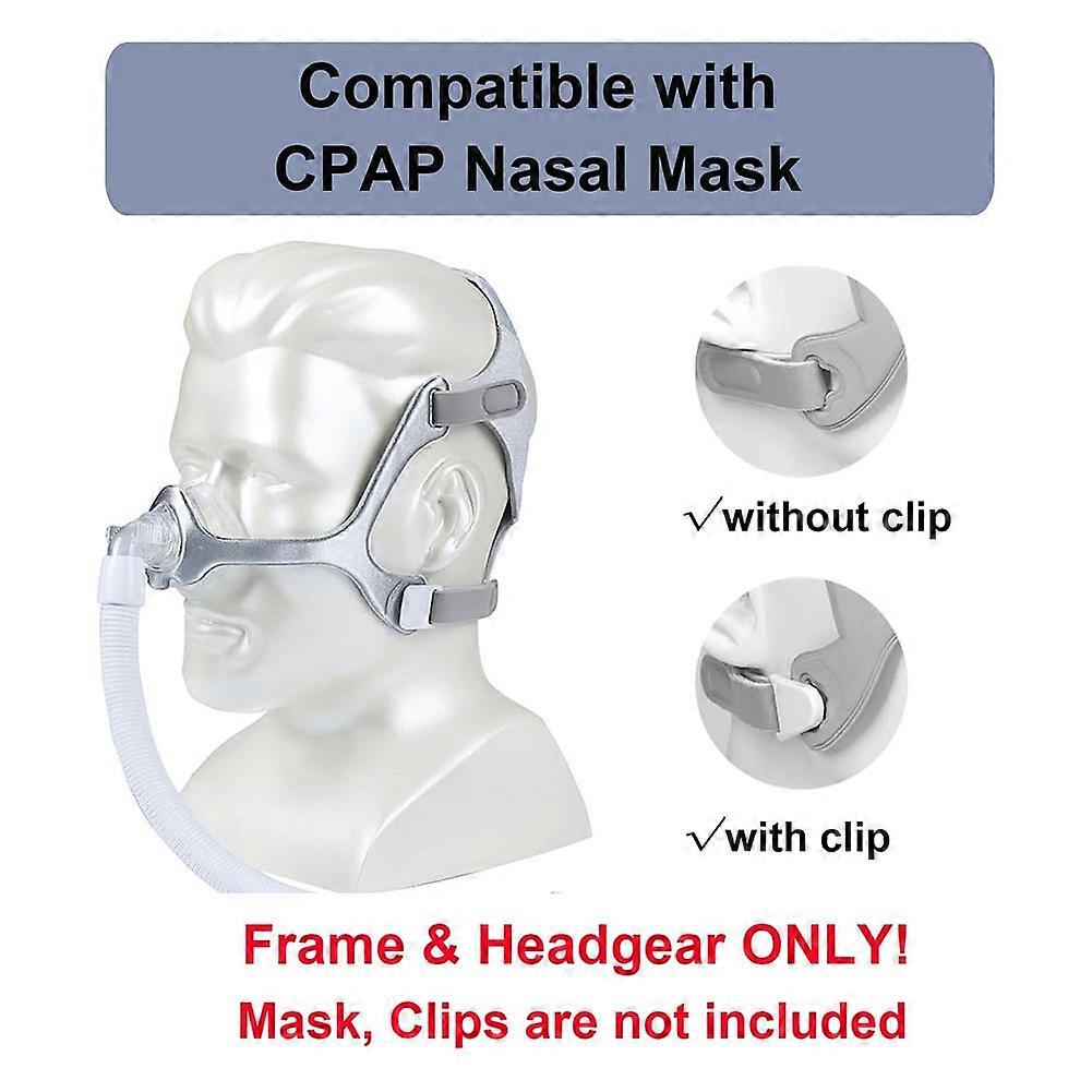 Headgear and Fabric Frame for Wisp Nasal Mask, Replacement Frame and CPAP Headgear for WP, Standard Size
