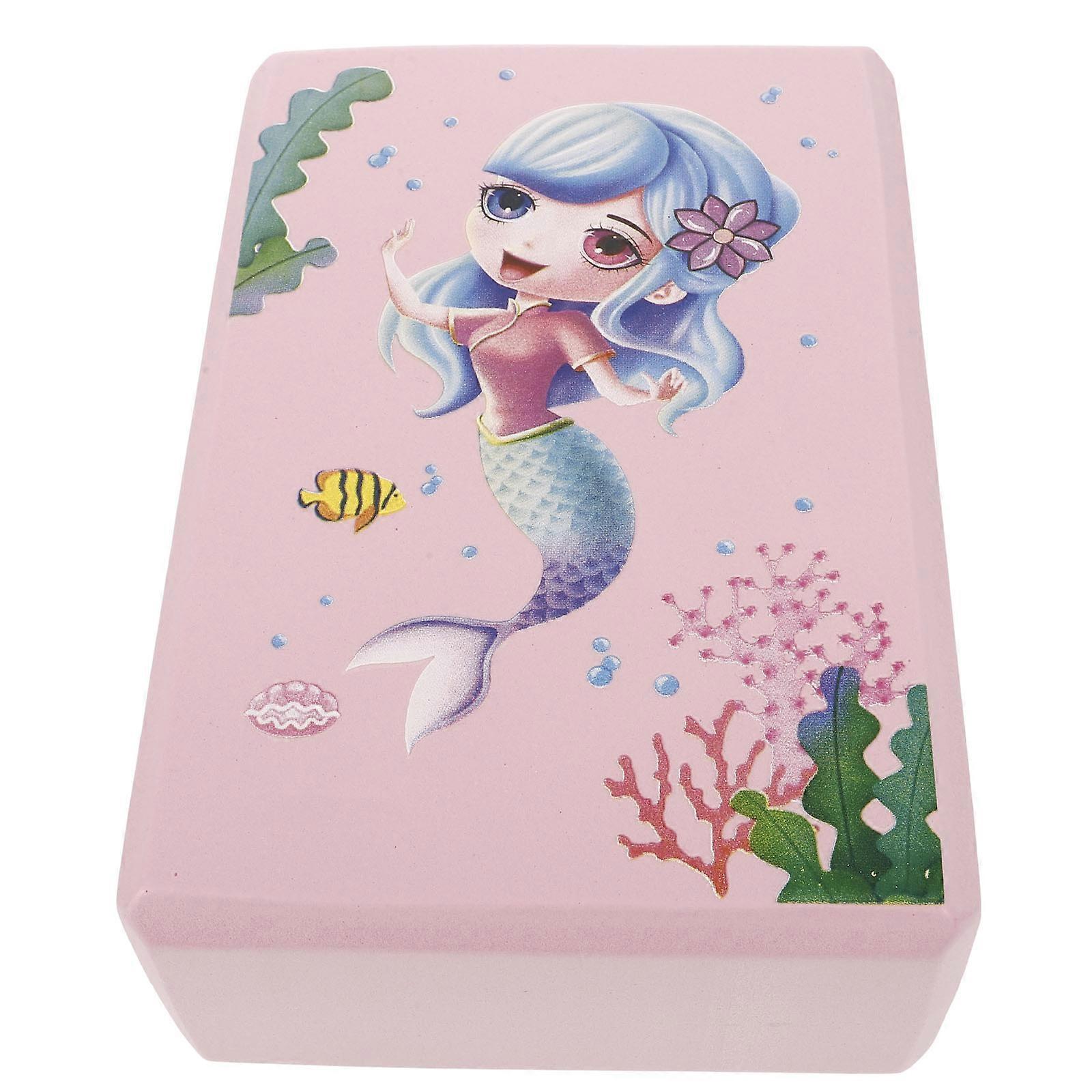 Pink Yoga Brick Eva Yoga Block for Exercise Stable Support Tool