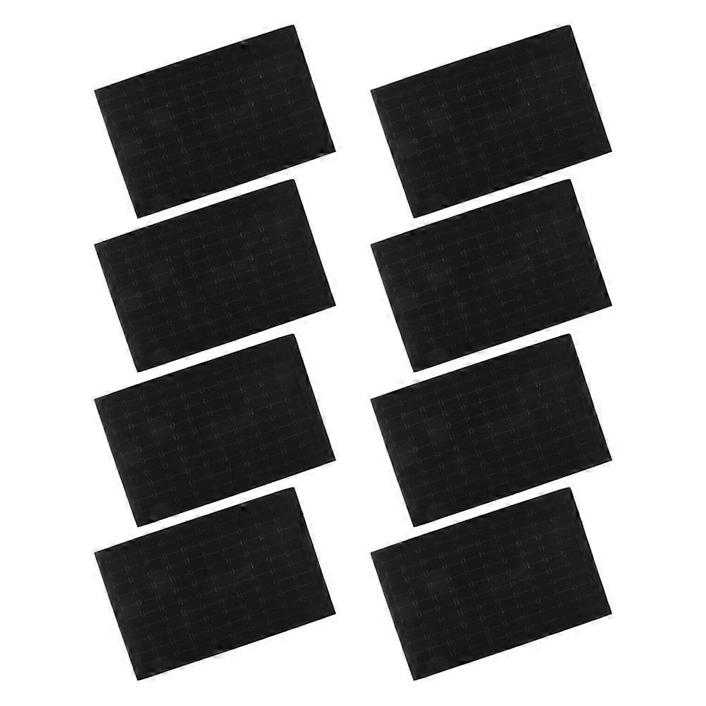 Black Jewelry Sponge Insert for Ring Display Organizer 8Pcs Set