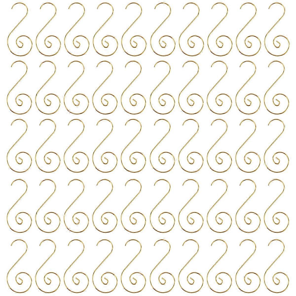 20–100 stk. julepyntkroker, julepynthengere, små metallkroker til julepynt, til juletrepynt