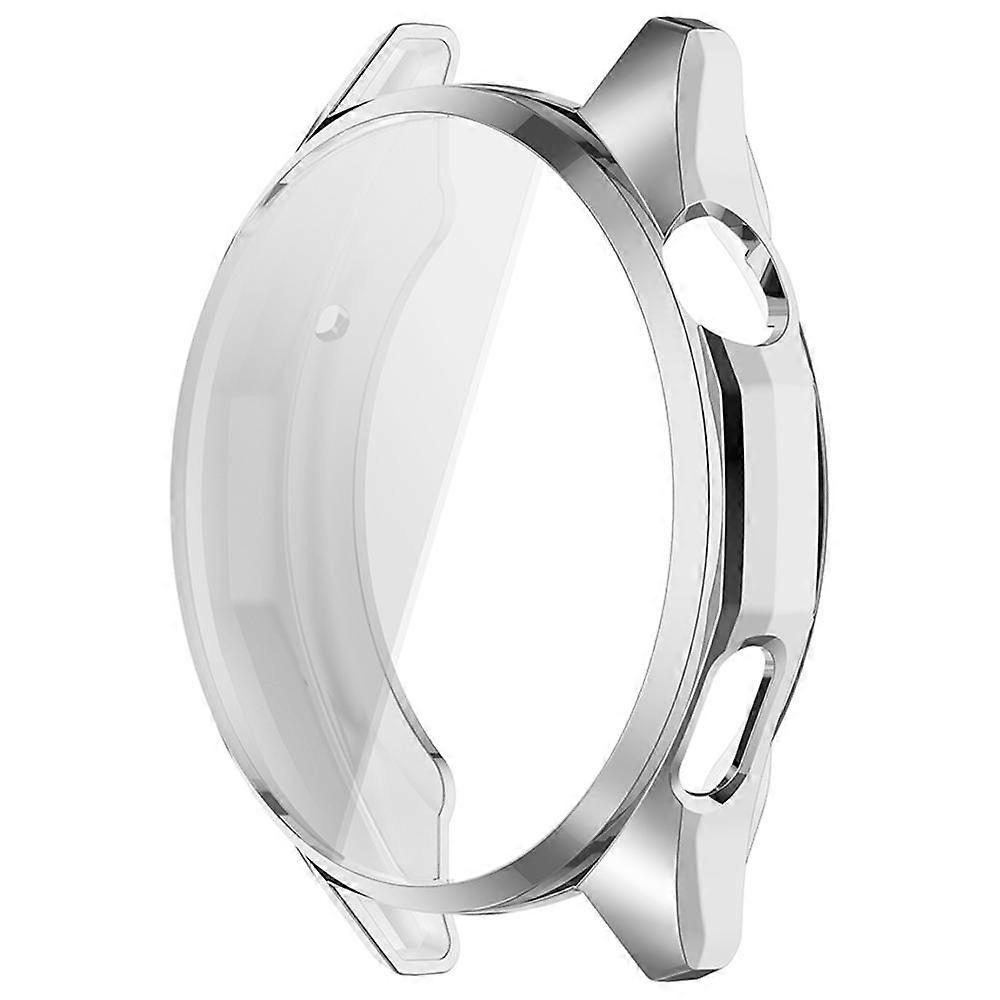 Full-Cover TPU Watch Case Accessories for Huawei Watch GT6 46MM (Electroplated Silver)