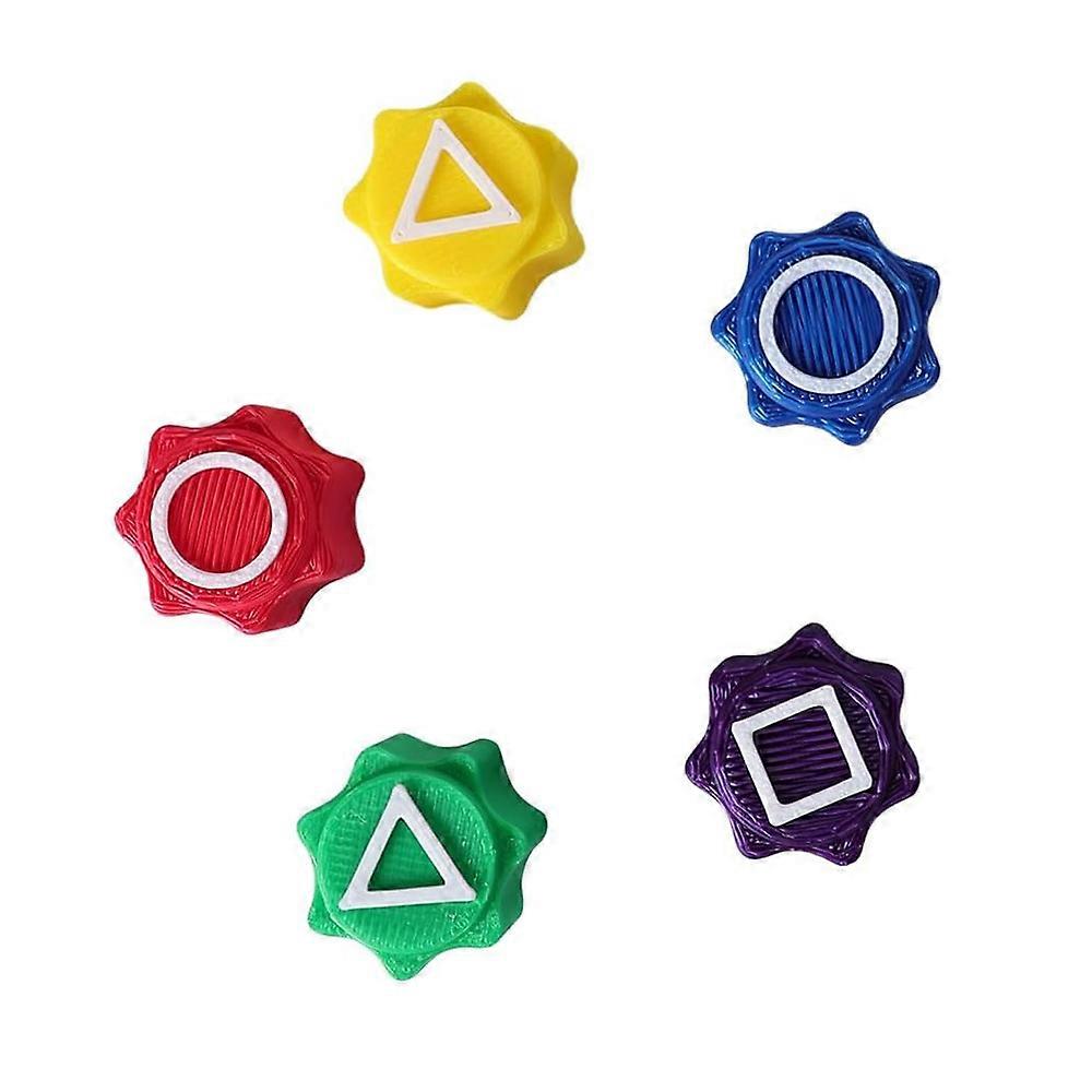 Korean Folk Game Sets Dice Party Game Props Square Circle Triangle Family Stone Catching Game Props Gonggi Jack Set For Kid