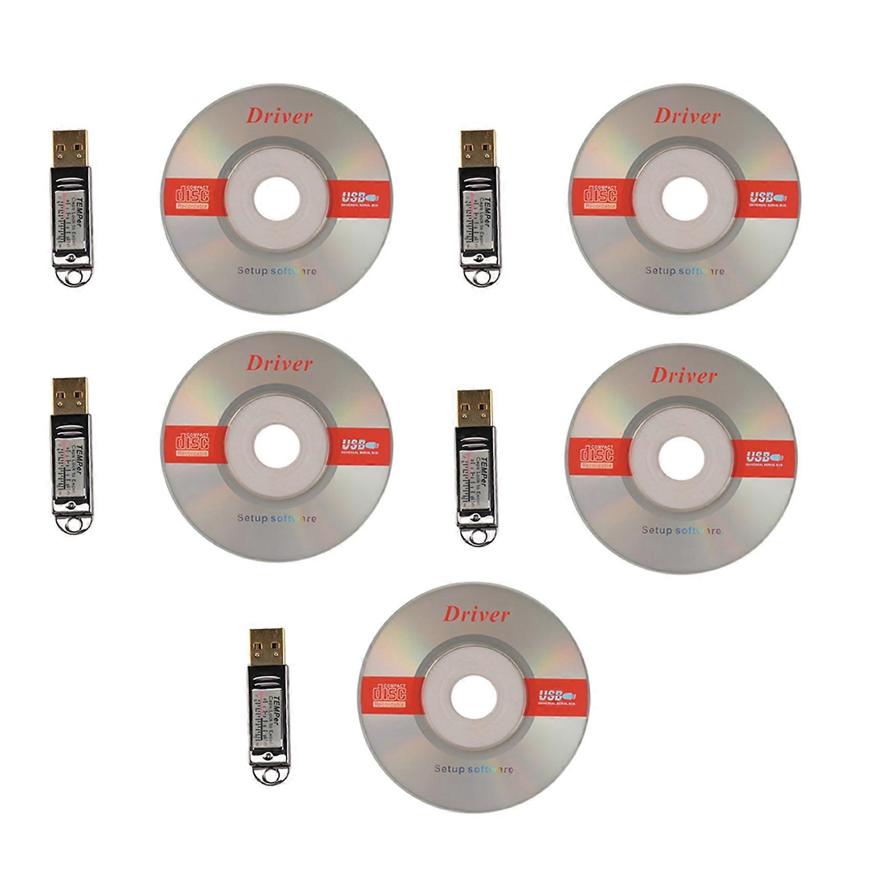 5X Usb Thermometer Temperature Sensor Data Logger Recorder for Pc Windows Xp Vista/7