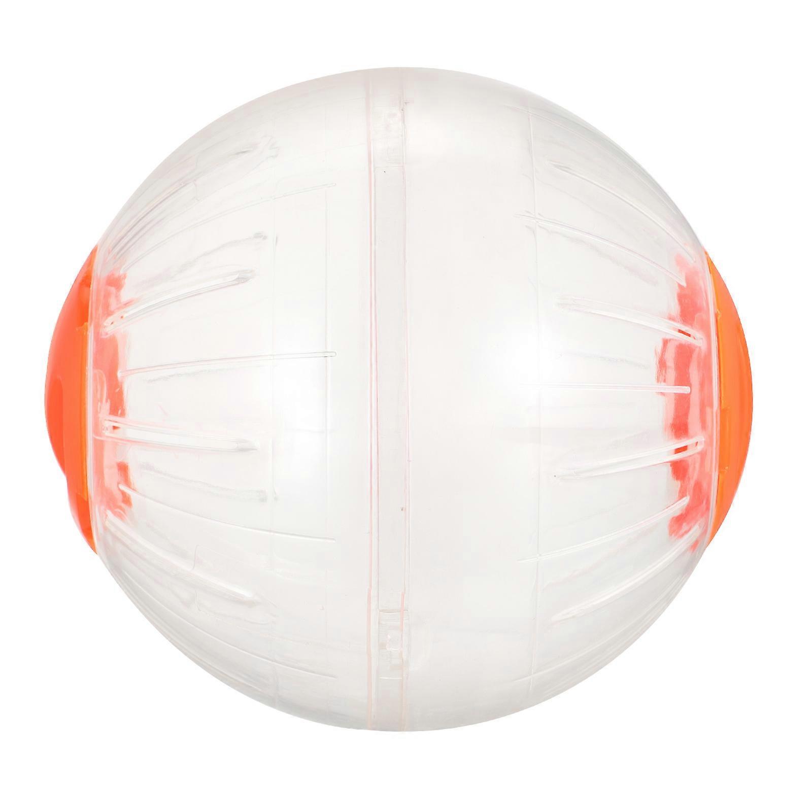 Pet Rolling Ball Hamster Run-About for Pet Playing Orange Plastic