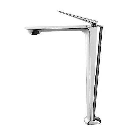 Chrome Solid Brass Bathroom Basin Faucet Lead Water Saving Deck Mounted Sink Mixer Tap