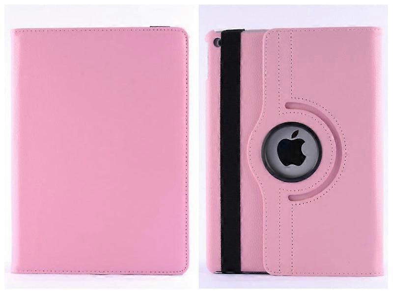 Case For Ipad 2/3/4 Pink Rotating Leather Lychee Pattern Stand Batch