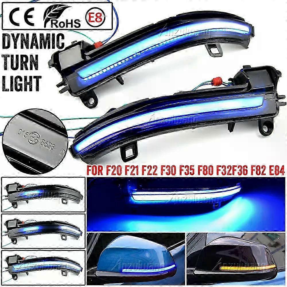 Dynamic Blinker Led Turn Signal Light Side Mirror Indicator Compatible For Bmw F20 F30 F31 F21 F22 F23 F32 F33 F34 X1 E84 1 2 3 4 Series