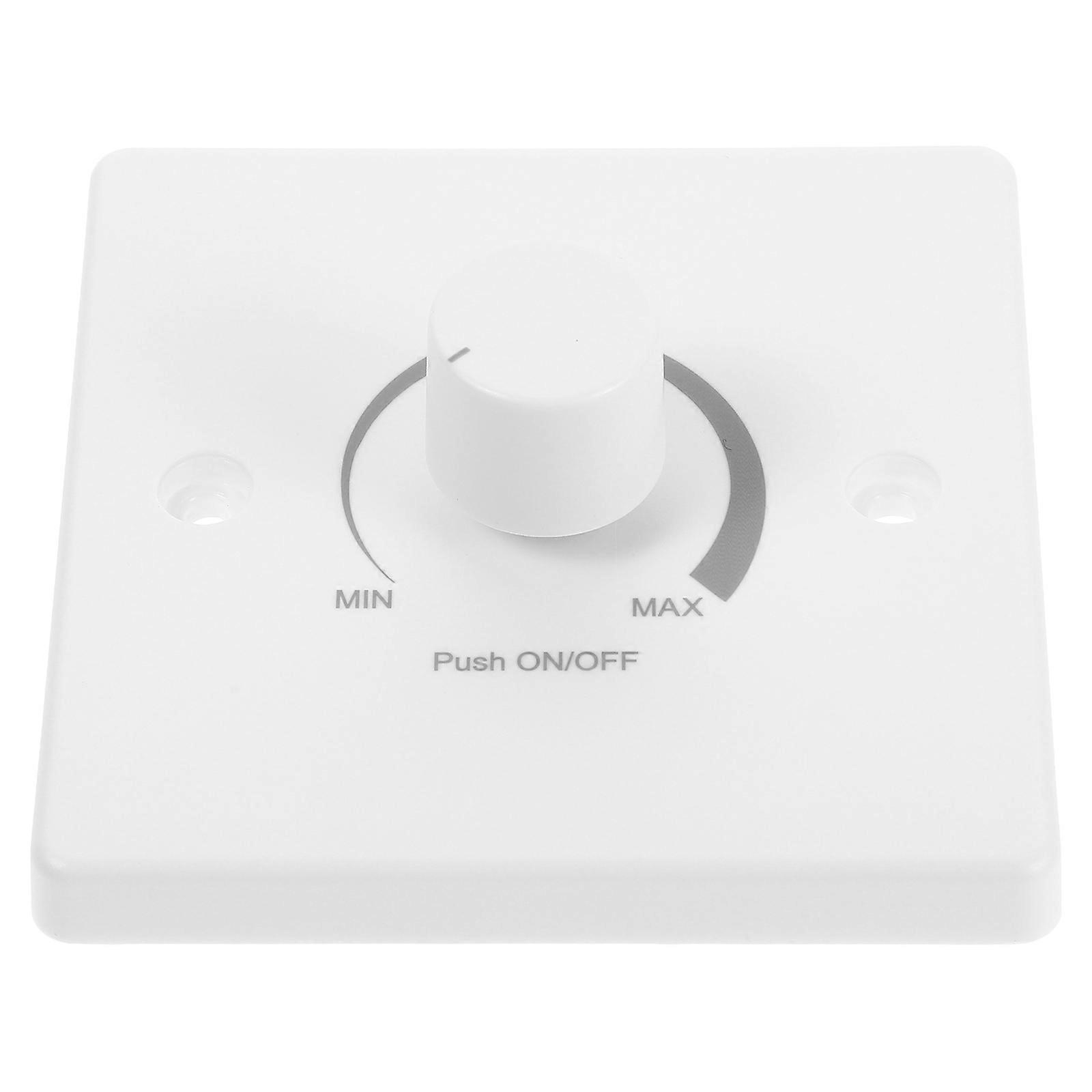 Rotary Dimmer Switch for Spot Lights with Easy Installation Panel