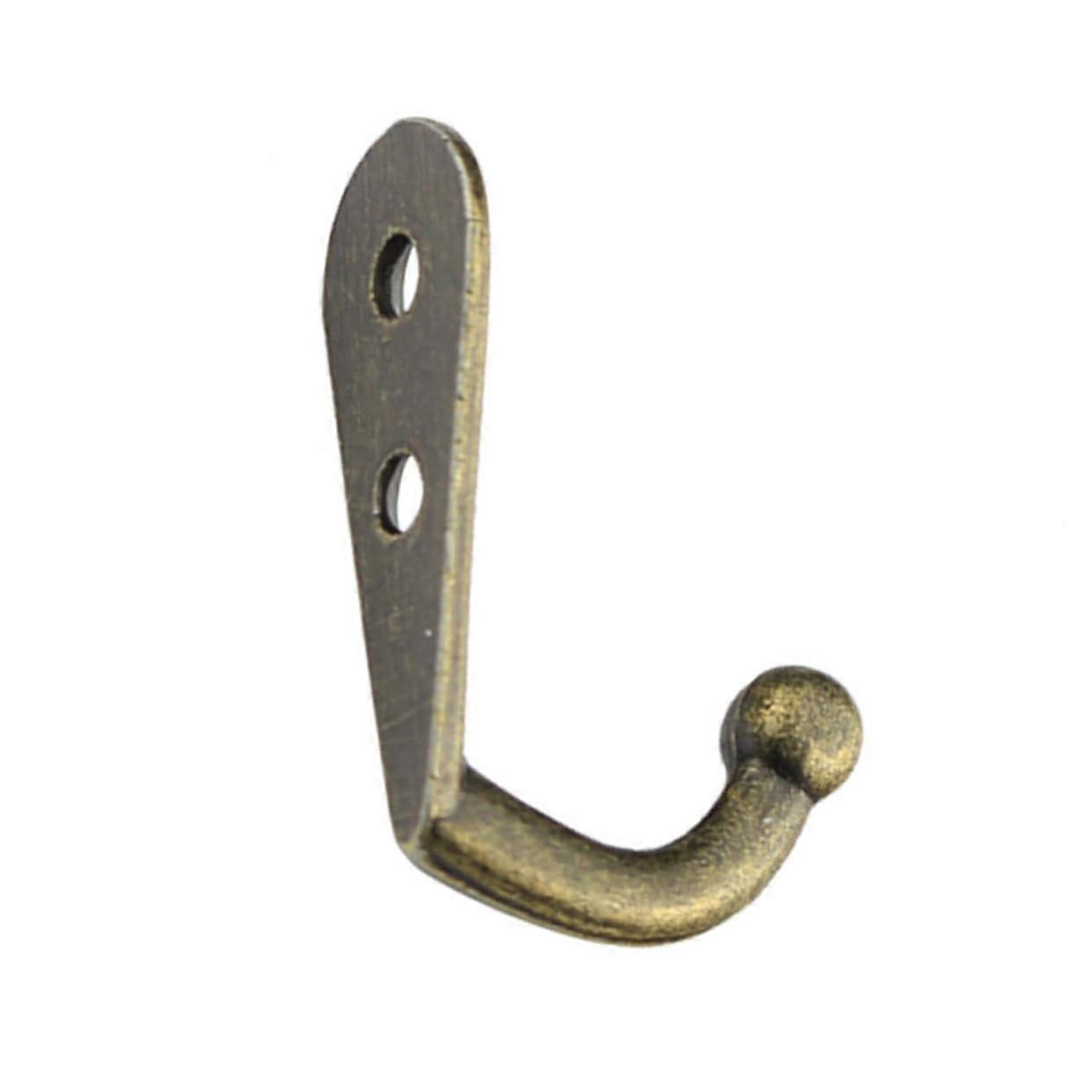 20pcs Zinc Alloy Wall Hooks for Clothes SpaceSaving RustResistant Coat Hangers