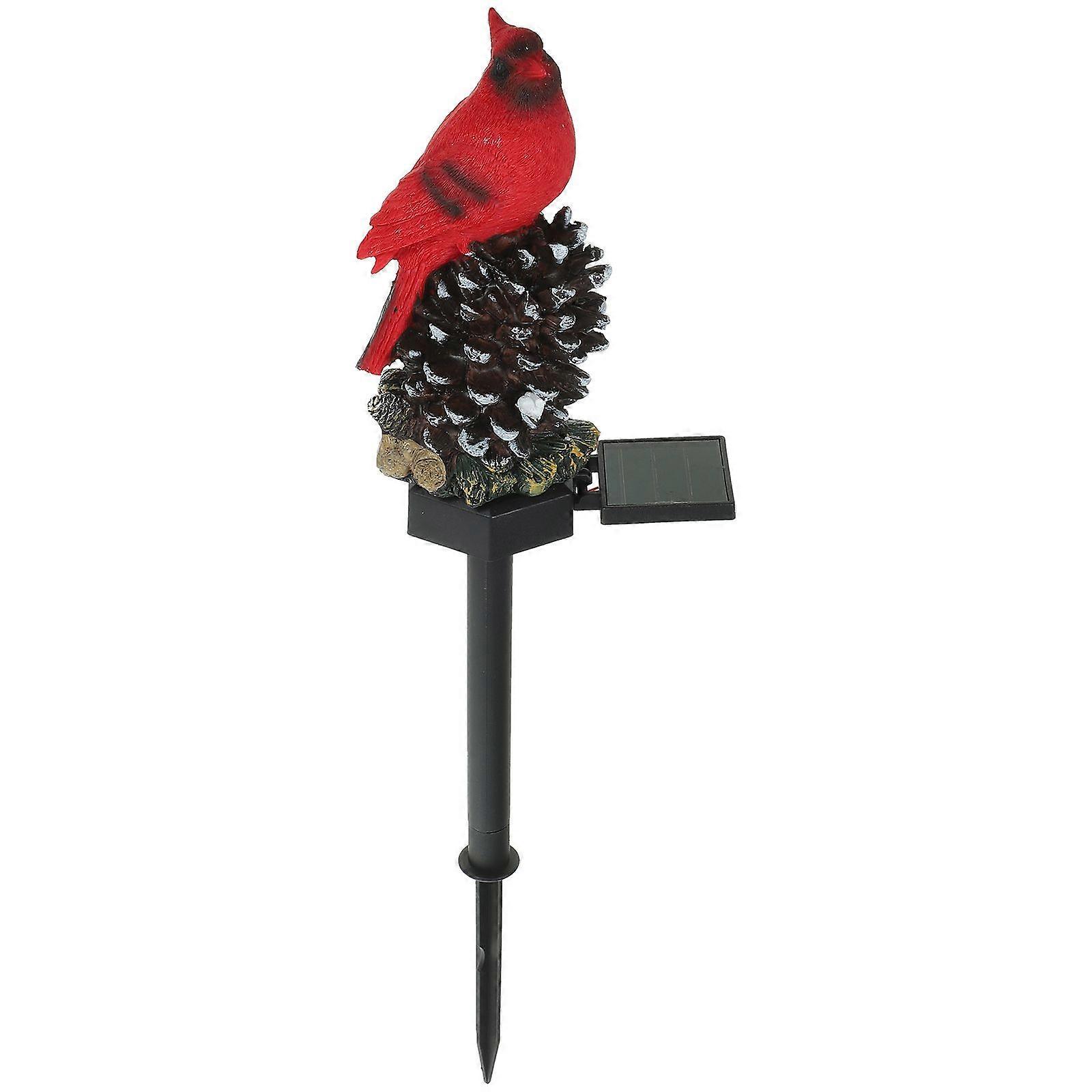 Solar Powered Garden Light LED Yard Light Decorative Bird Stake Light for Backyard