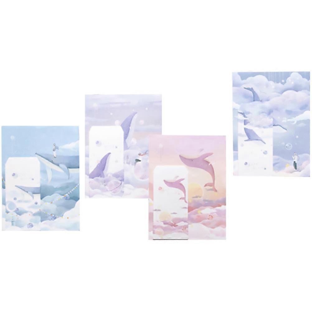 Simple Style Writing Paper Letter Paper for Writing 4Sets Design