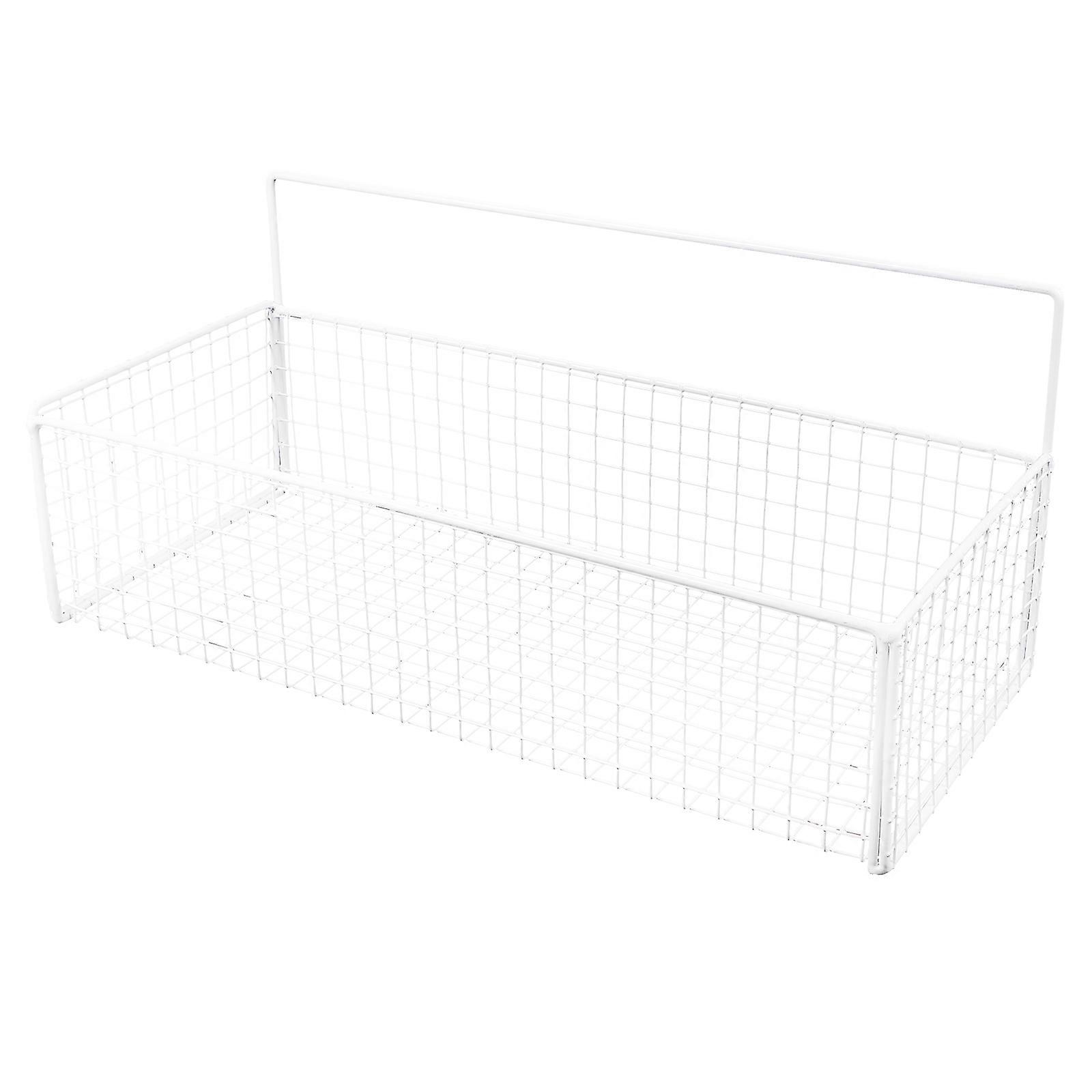 Wall-Mounted Kitchen Basket Iron Basket for Garlic and Vegetable Storage