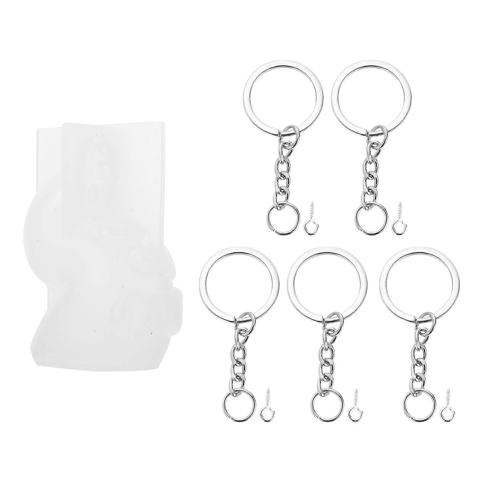 Handmade Octopus Mold Silicone for Keychain DIY 1Set