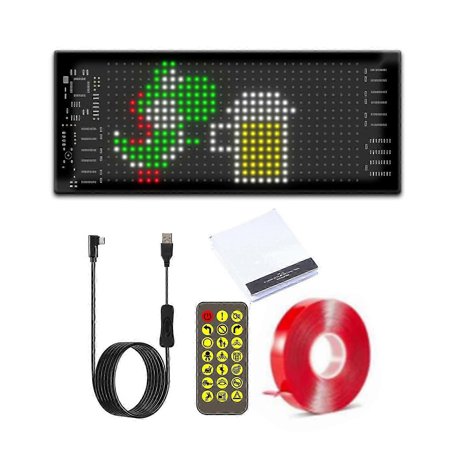 Flexible Led Digital Display, Scrolling Led Display, Flexible Led Matrix Panel, Smart App Control Custom Text Diy Pattern Animation Digital Sign Led 2