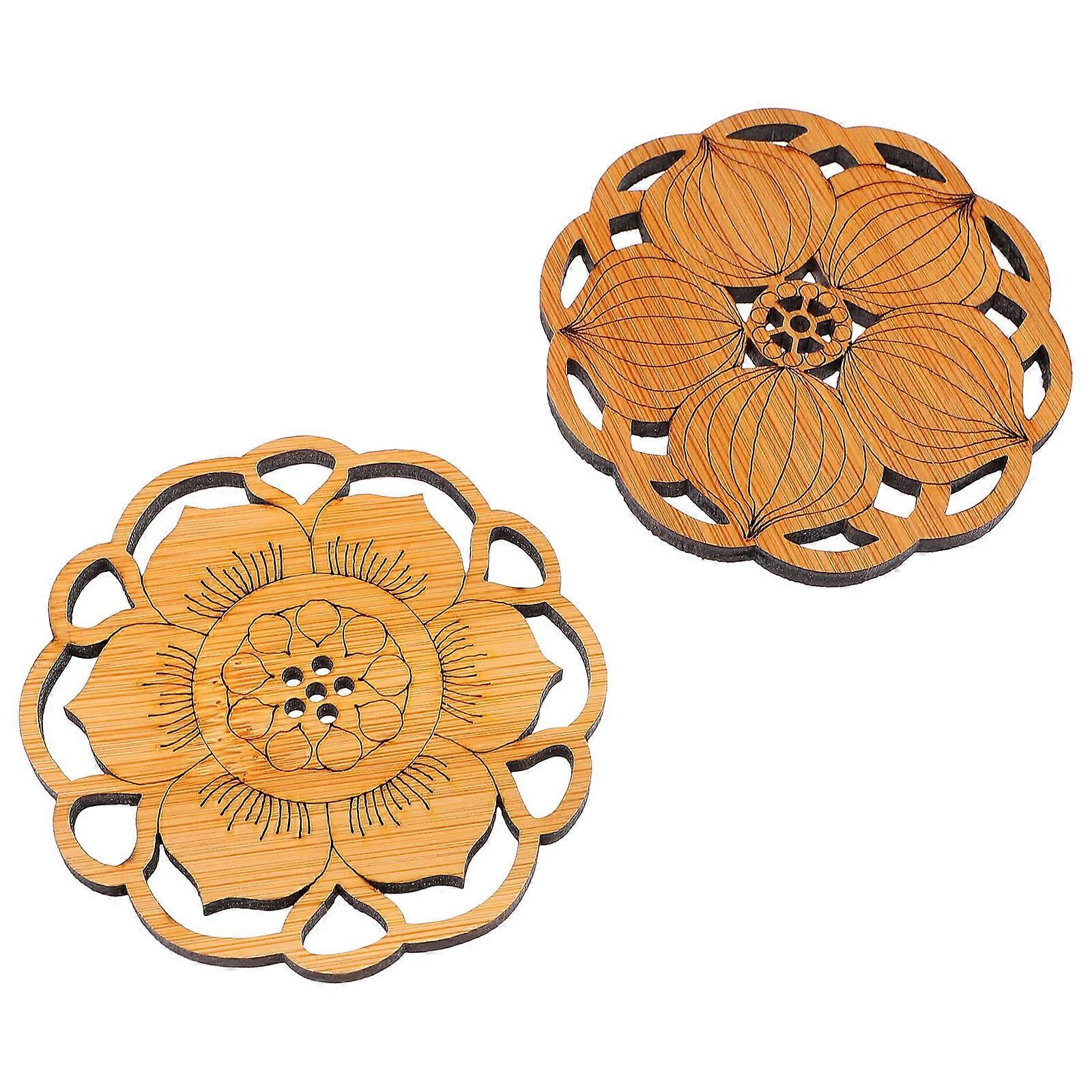 Practical Bamboo Mat Lotus Pad for Home Use 1Set Set