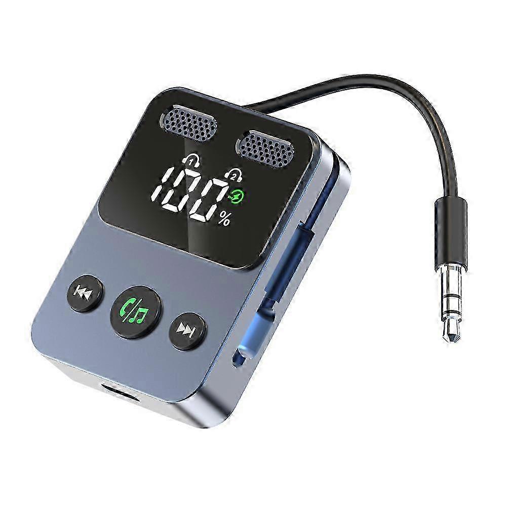 2026 2 in 1 Bluetooth 5.3 Wireless Transmitter Receiver Audio Adapter AUX Stereo
