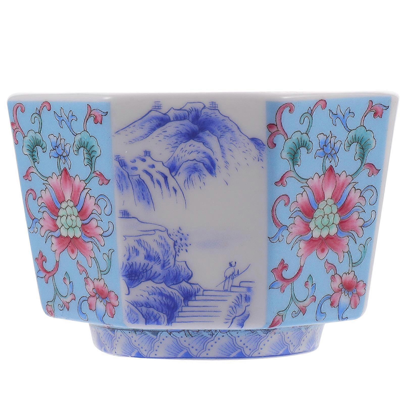 Ceramic Tea Cup Enamel for Kitchen Use Traditional Tea Drinking Cup
