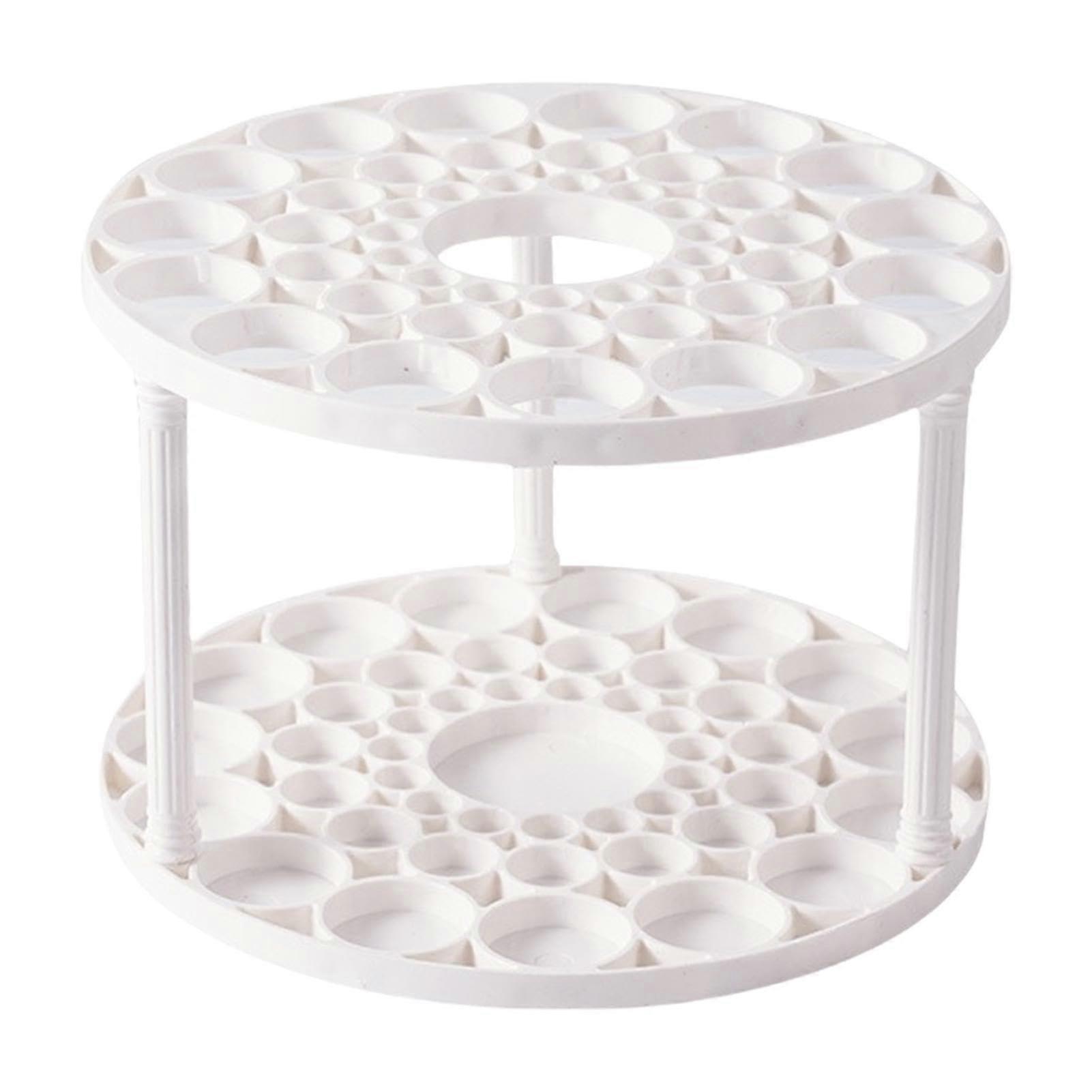 Large Capacity Dustproof Makeup Brush Holder Organizer, 45Hole Stand for Efficient Brush Storage