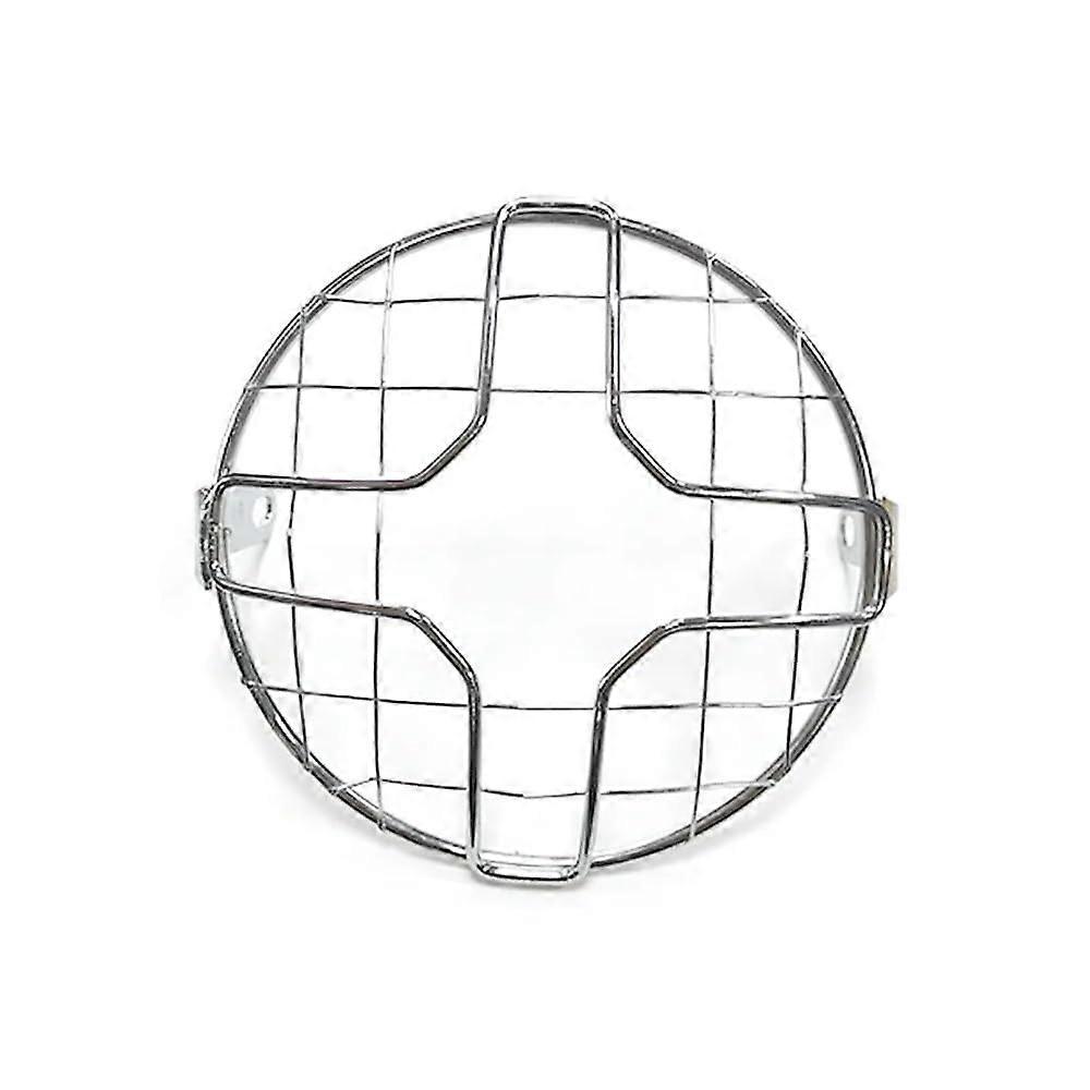 6.5 Inch Motorcycle Headlight Protector with AntiGlare Grill and Scratch Guard Shield
