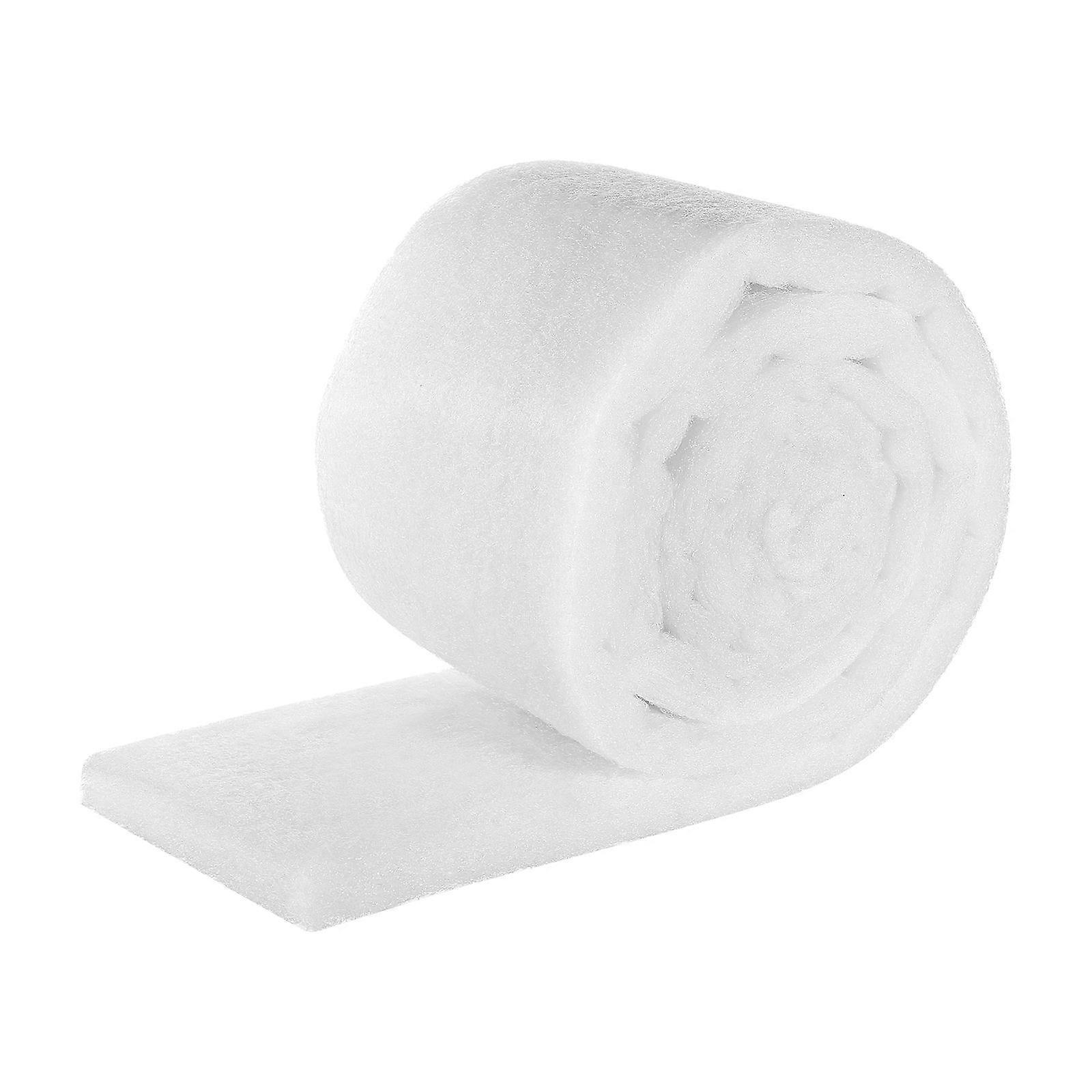 Replacement Sponge Filter Pads 1 Roll White Rectangular Aquarium Maintenance Reusable Filtration