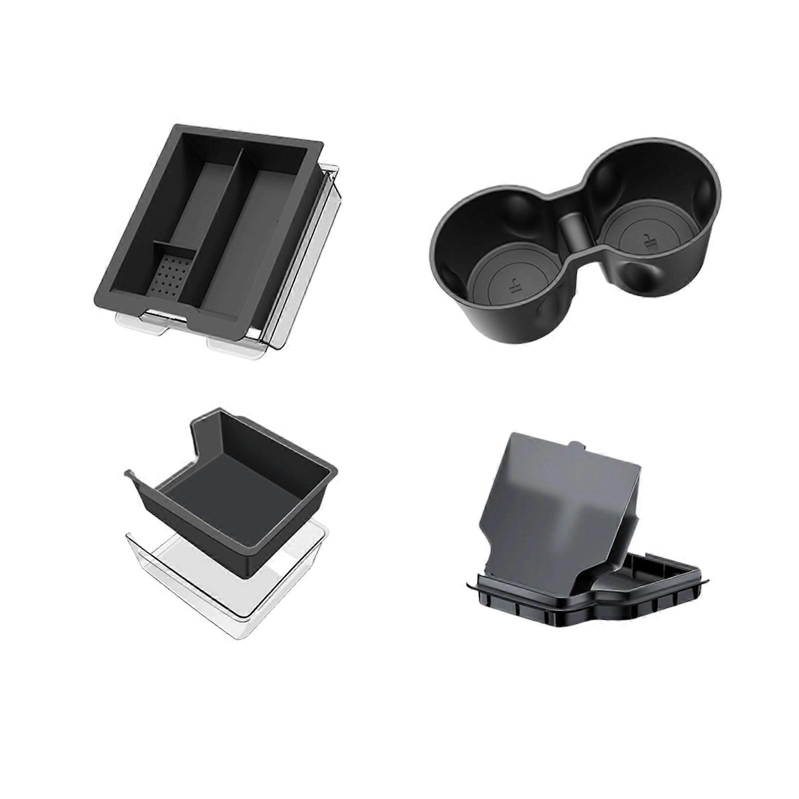 6pcs Interior Addons Set Including Secret Compartment And Two Layer Refrigerator For Efficient Organization Multicolor