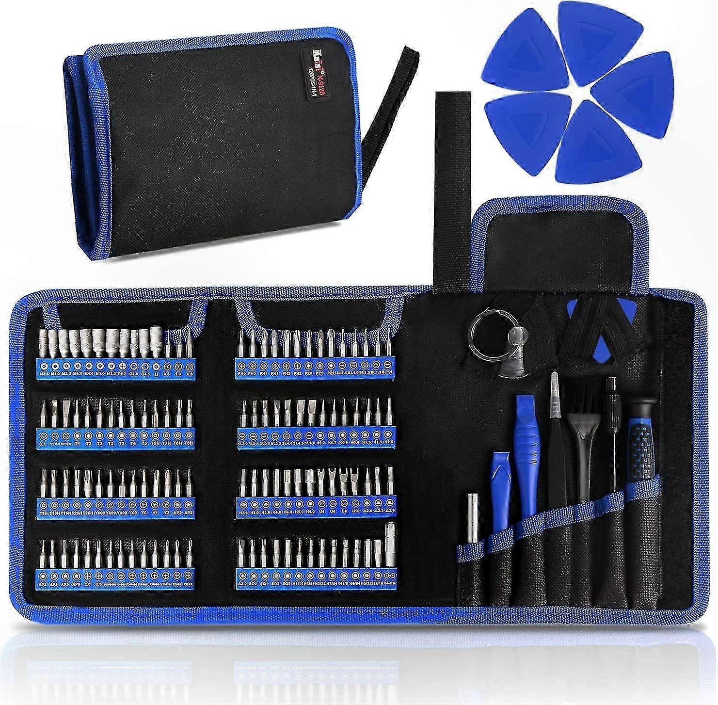 126-Piece Screwdriver Set with 111 Bits for Electronics, Computer, PC, and Laptop Repairs