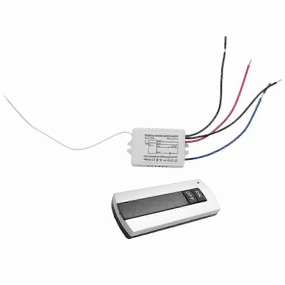 Wireless Remote Control Switch 220V for Lights, ON/OFF Digital Remote Switch HT035
