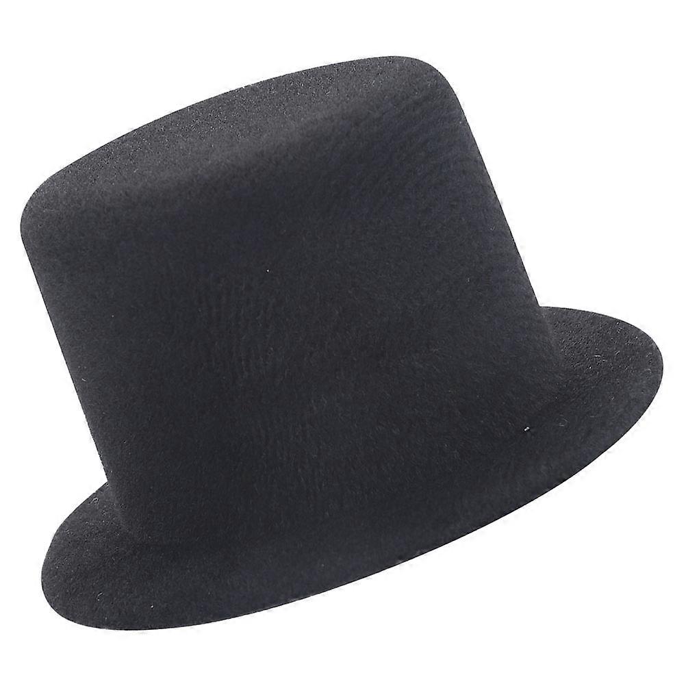 Miniature Hat Decoration for Doll Mini Black Formal Hat