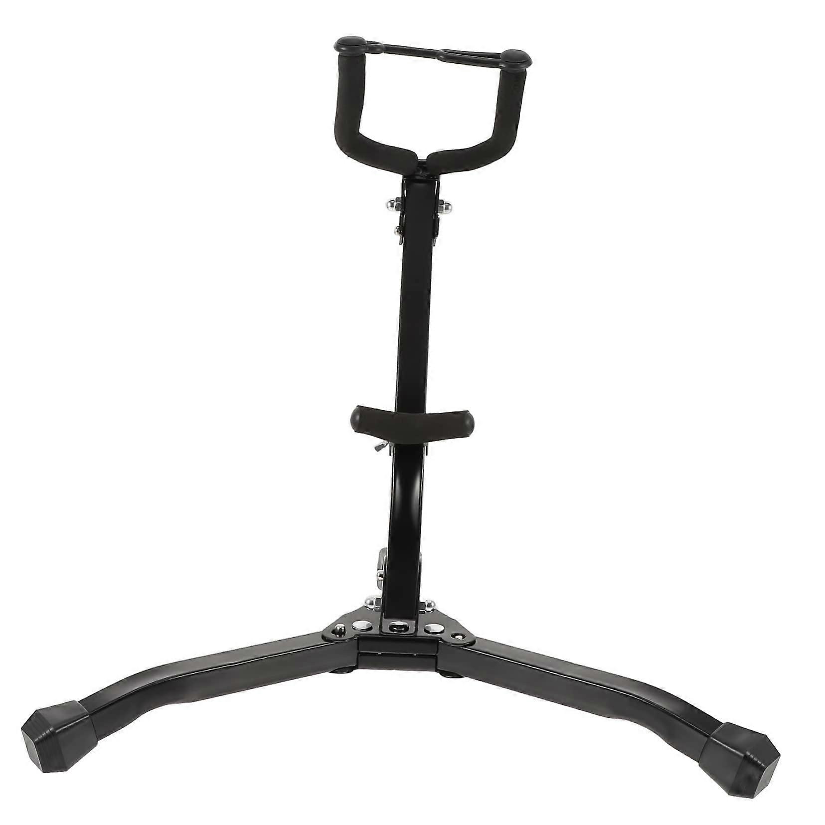Foldable Saxophone Stand No Assembly Required Compact Lightweight Design for Travel and Practice
