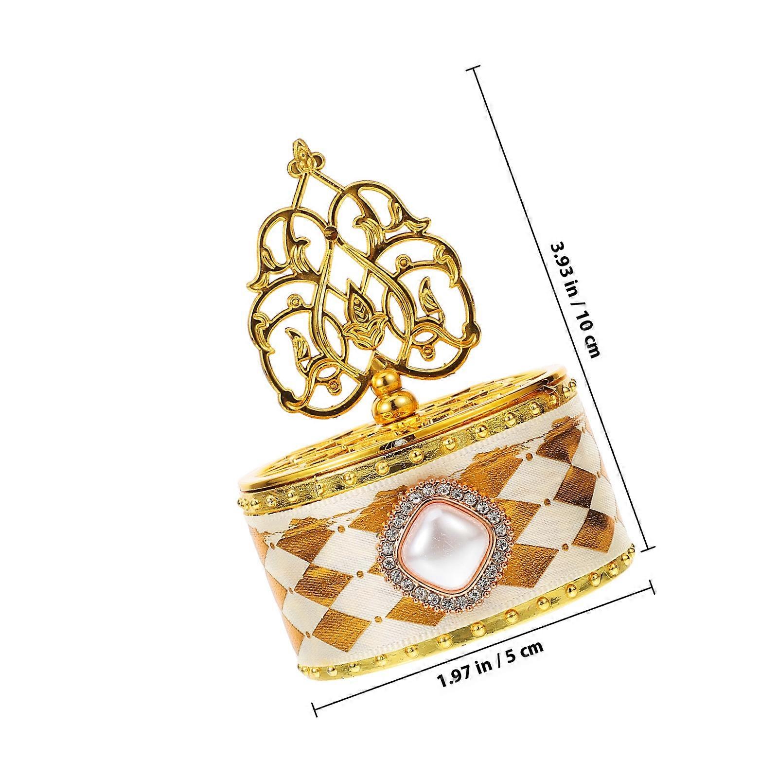 Golden Candy Box Lightweight Plastic Holder for 12Pcs Reusable Storage Boxes