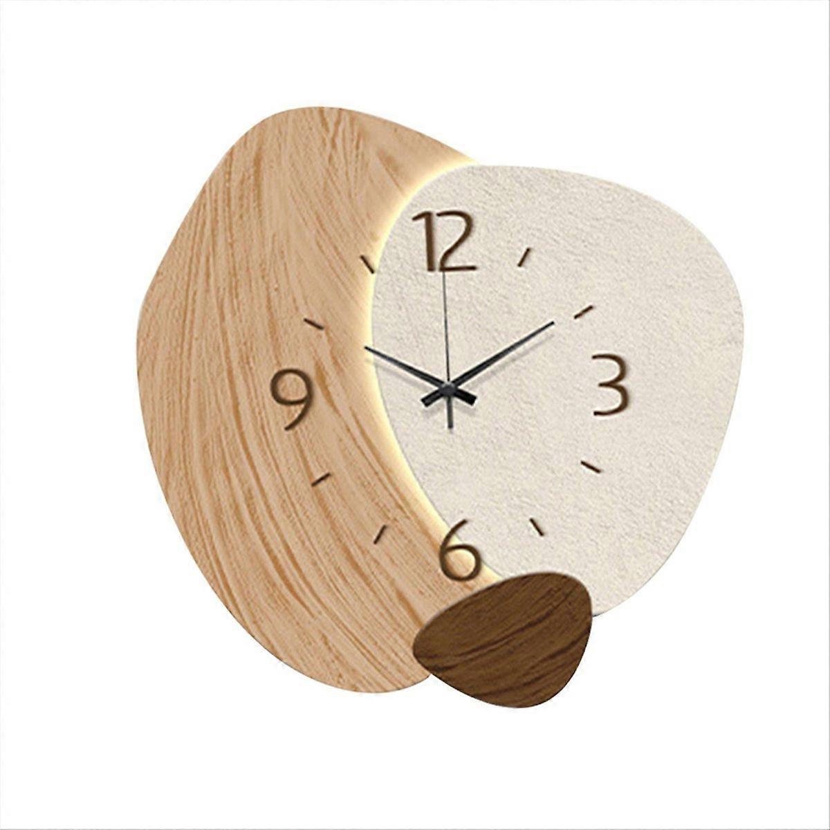 Non Ticking Simple Wall Decor Decorative Clock D