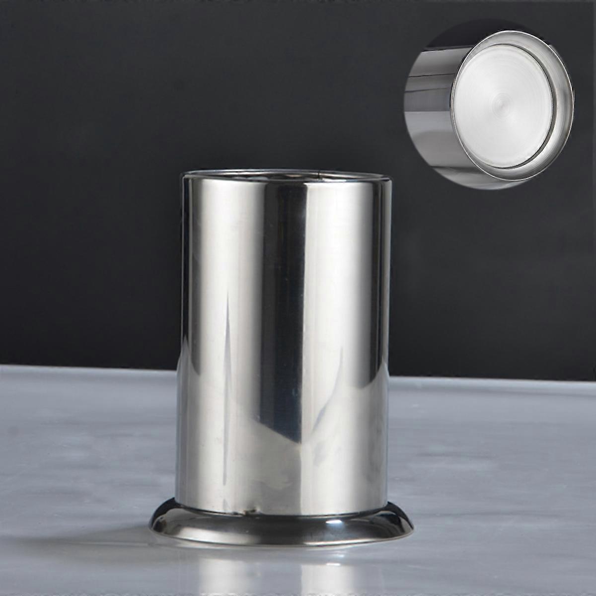 Utensil Organizer Stainless Steel for Flatware Storage Silver Kitchen