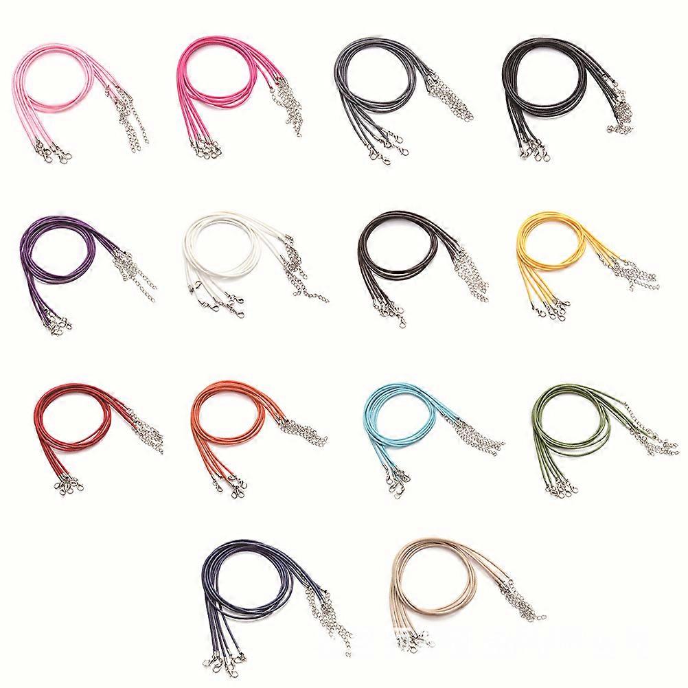 Wax Rope Necklace Pendant for Decoration 150Pcs String with Assorted Colors