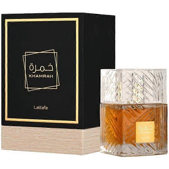 Eau de Parfum - Lattafa - KHAMRAH - 100 ml - Unisexe - Notes de Myrrhe, Vanille, Ambre