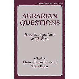 Agrarian Questions: Essays in Appreciation of T.J.Byres, Vol. 14