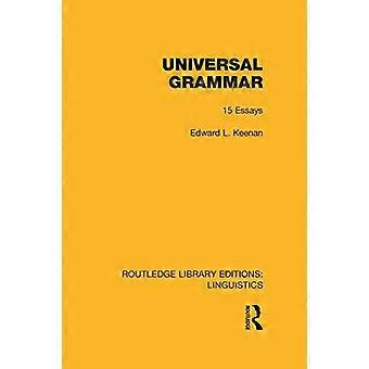 Universal Grammar (Routledge Library Editions: Linguistics)