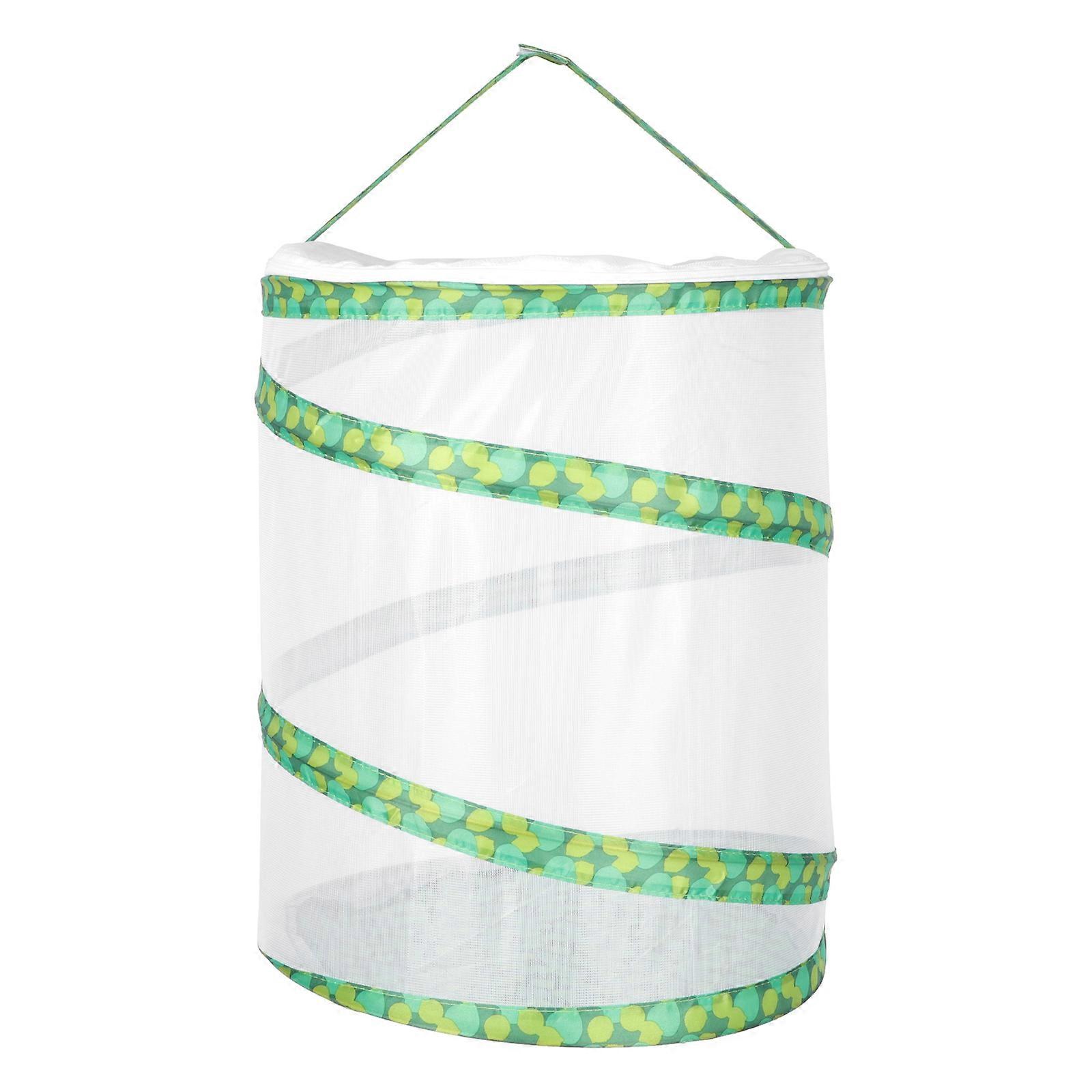 Breathable Insect Cage Container for Outdoor Breeding 3Pcs Green