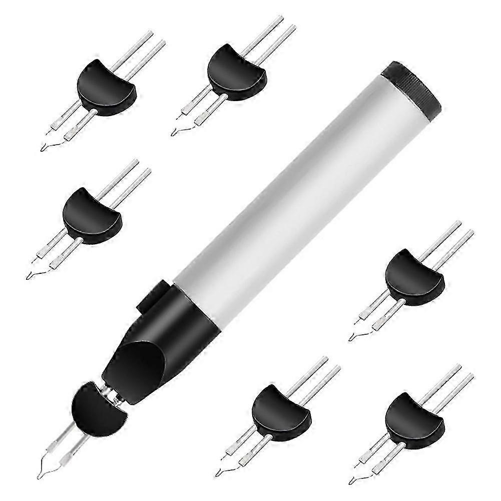 Cordless Thread Burner Pen, Thread Burner Burning Tool,with 5 Replacement Tips for Finishing Bead Weaving Stringing A