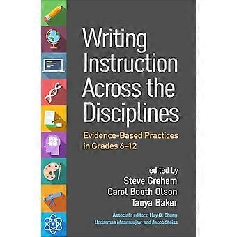 Writing Instruction Across the Disciplines Evidence Based Practices in Grades 6 12