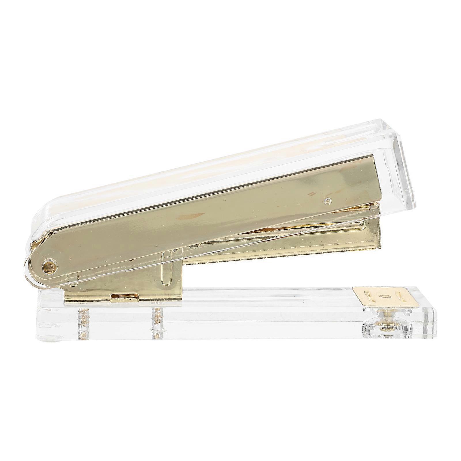 Acrylic Stapler Multi-function Hand Stapler Professional Office Stapler Office Supply