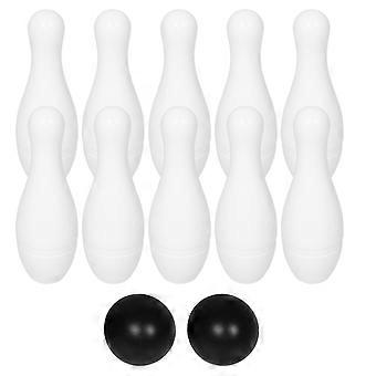 Bowling Set for Toddlers Kids Toy Indoor Outdoor Game with 10 Pins and 2 Balls 1Set