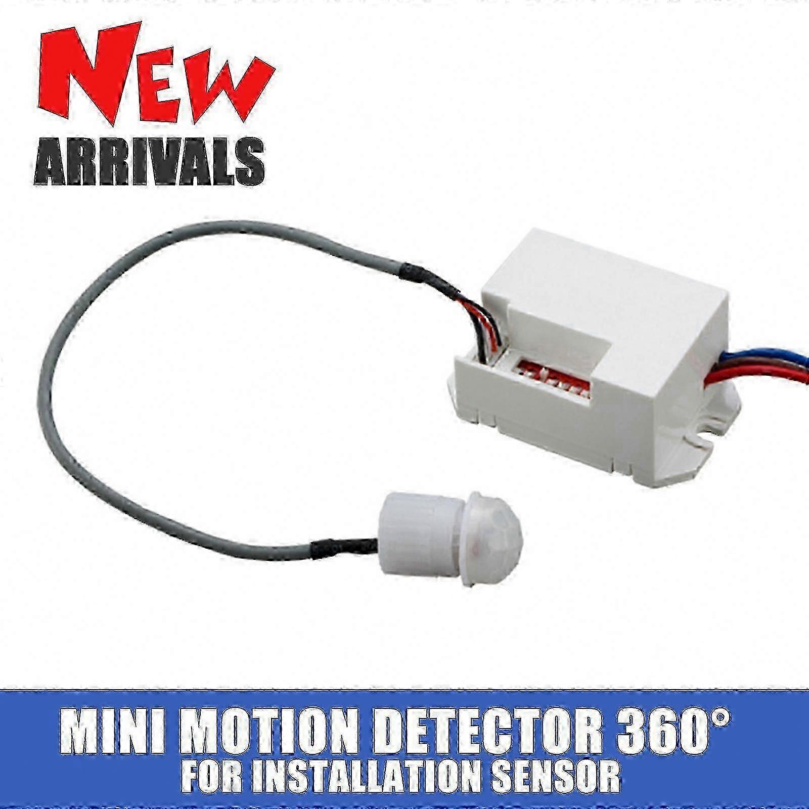 Motion Sensor Detector for 230V AC Installation, Max 800W Load, Compact PIR Motion Detection Module