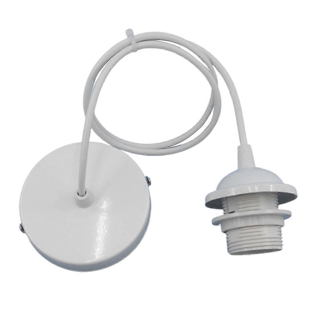 Lamp Holder E27 Bulb Holder for Electric Light 1M Socket Base White