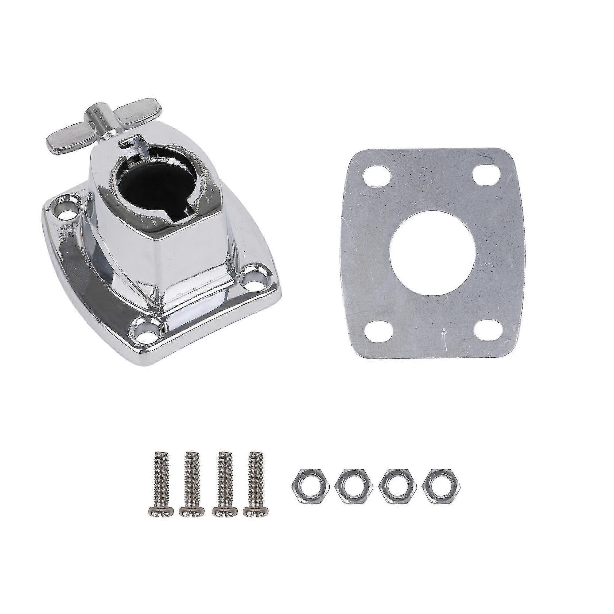 8.3x6.5cm Bass Drum Tom Mount Bracket compatible Percussion Kit Accessory
