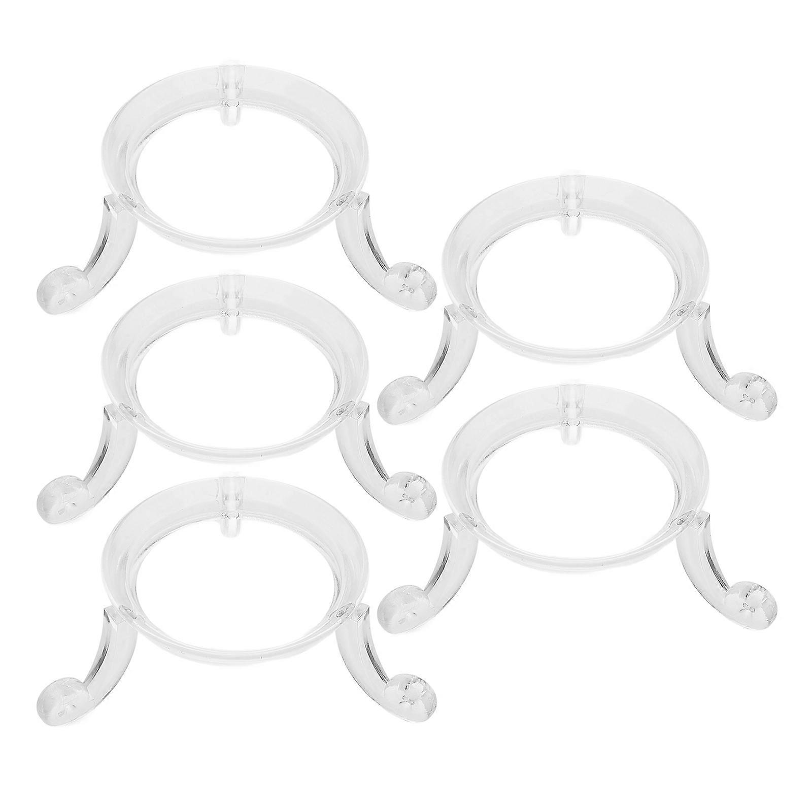 Ball Display Stand Acrylic Baseball Display for 5Pcs Baseball Holders