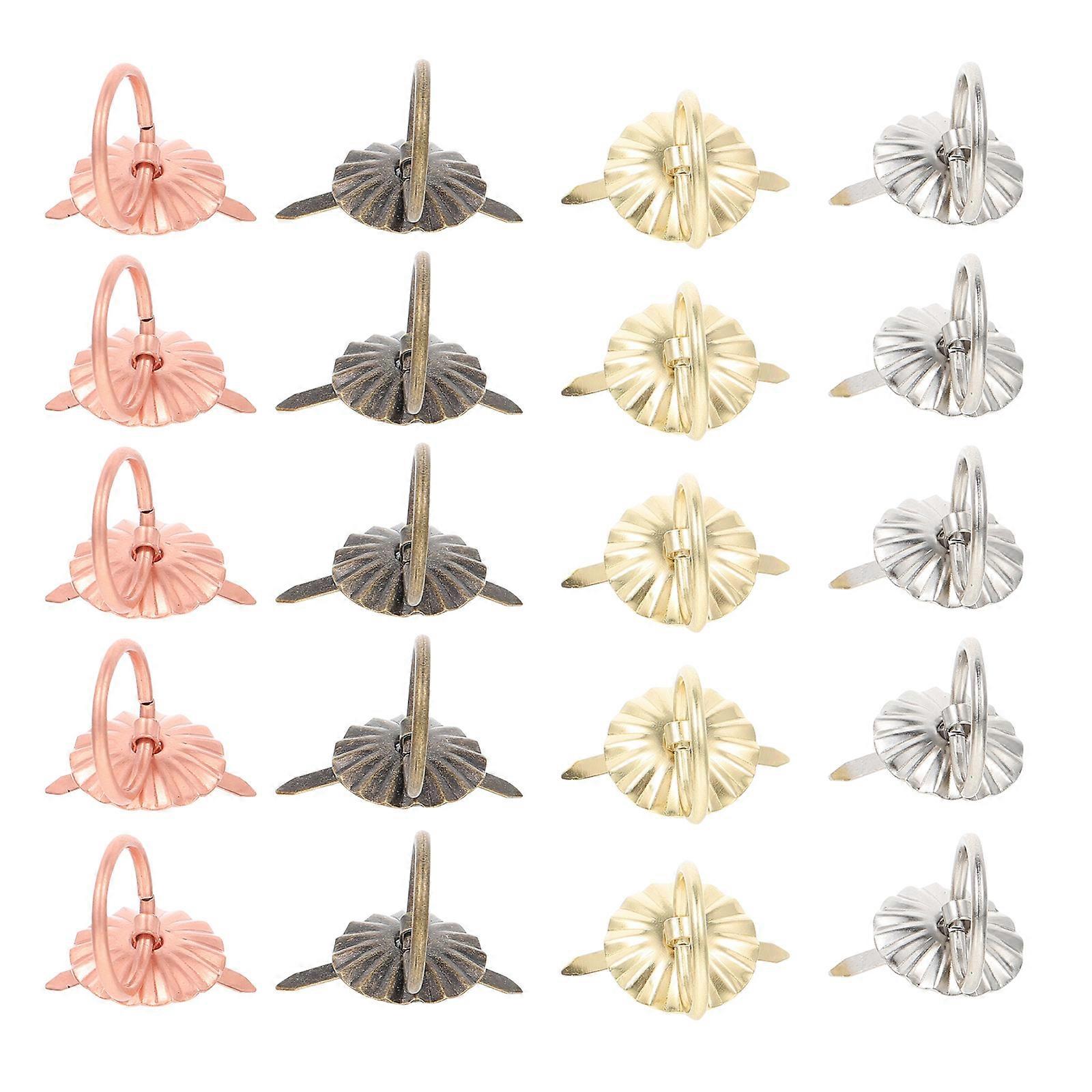 Mini Handle Knob Alloy Pulling Handle for Drawer 80Pcs Durable Gift Box Knobs