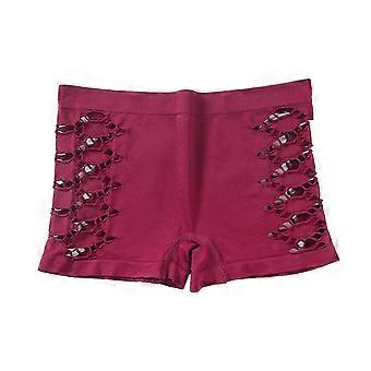Dames boxershorts, onzichtbaar model, naadloze boxershorts met zijopeningen, sexy model met middelhoge taille.