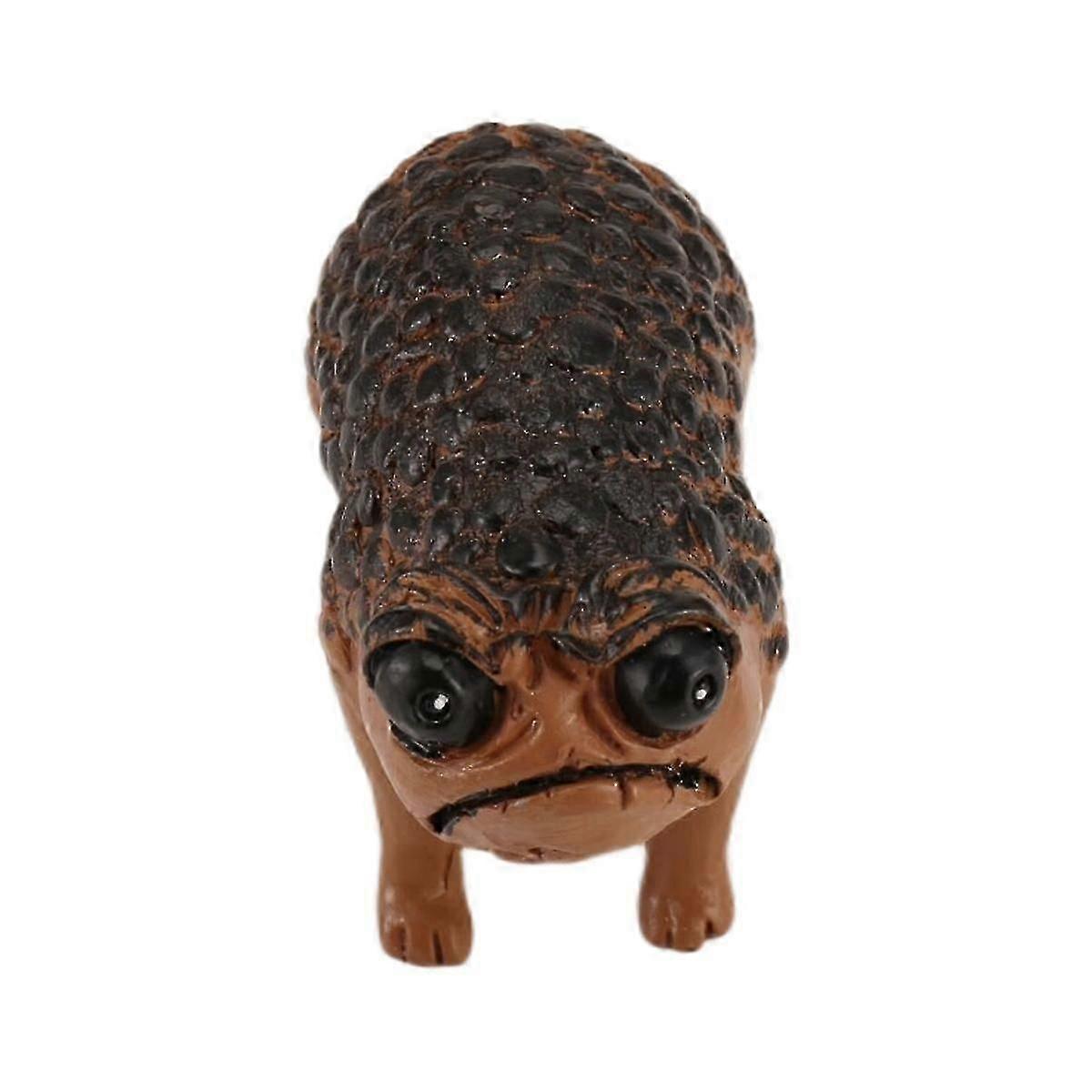 Grumpy Frog Toad Statue Ugly Angry Garden Yard Frog Decor Statue