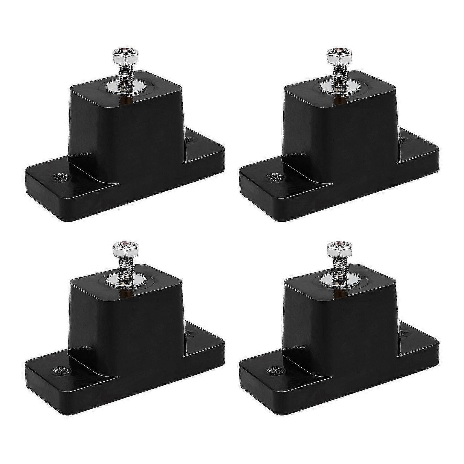 4PCS Air Conditioner External Unit Shock Absorbing Base Vibration Pad