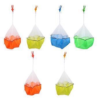 Mini soldaat parachute speelgoed, speelgoed voor kinderen om mee te gooien, 6 stuks